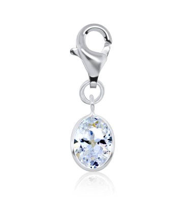 Silver Charms Bezel Gems CH-85-5x7